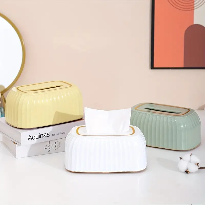Nordic Strip Napkin Box, Buckle Removable Tissue Box, Portable Plastic Napkin Holder, Wide Compatibility Tissue Box, Modern Style Handkerchief Box Nordic Strip Napkin Box, Buckle Removable Tissue Box, Portable Plastic Napkin Holder, Wide Compatibility Tissue Box, Modern Style Handkerchief Box